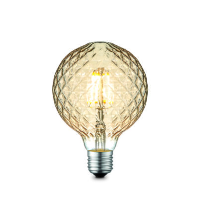 LED sijalica LED LEUCHTMITTEL GLAS AMBER, 1XE27 LED