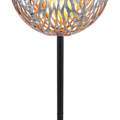 Solarne lampe SOLARLEUCHTE METALL SILBERGRAU, 1XLED