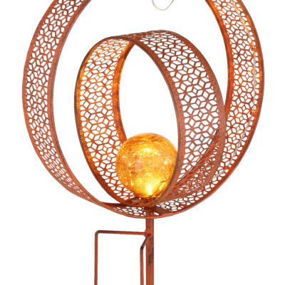 Solarne lampe SOLARLEUCHTE METALL ROSTOPTIK, 1XLED