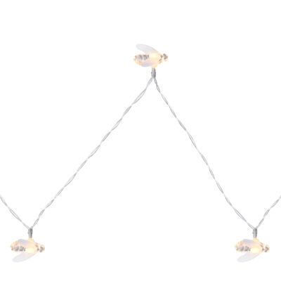 Solarne lampe SOLAR-LICHTERKETTE KUNSTSTOFF SCHWARZ, 20XLED