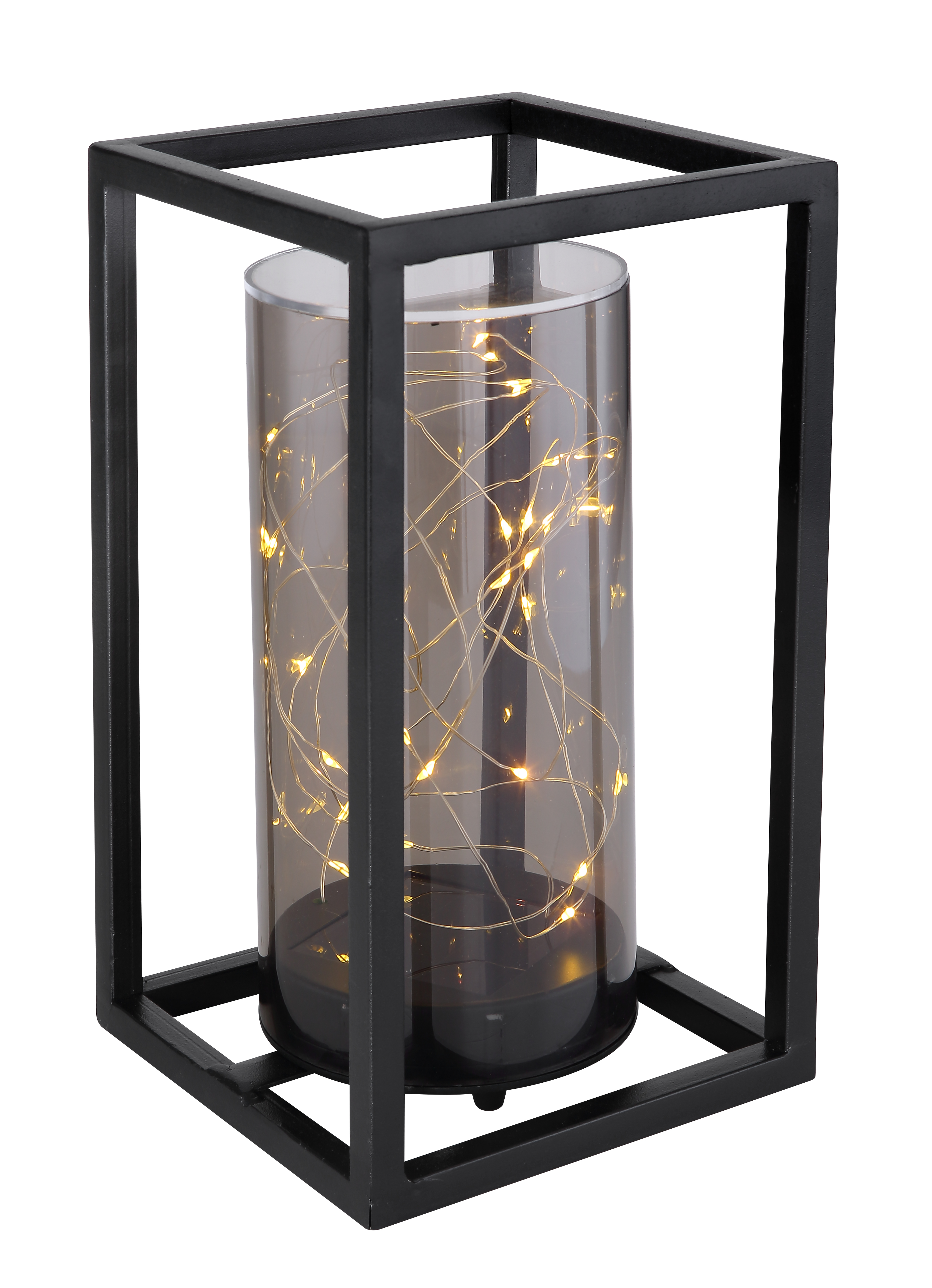 Solarne lampe SOLARLEUCHTE METALL SCHWARZ, 30XLED