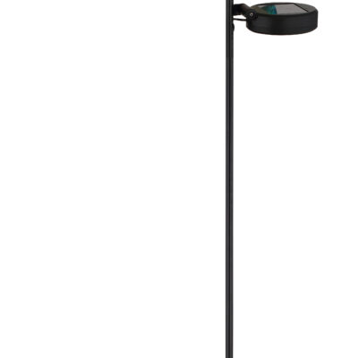 Solarne lampe SOLARLEUCHTE METALL SCHWARZ MATT, 1XLED