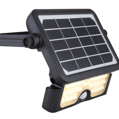 Solarne lampe SOLARLEUCHTE KUNSTSTOFF SCHWARZ, 1XLED