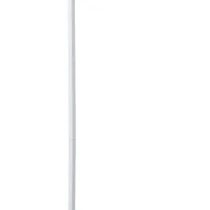 Floor lamp metal white glossy, LED