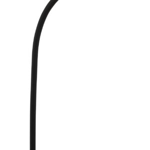 Stolna lampa TISCHLEUCHTE KUNSTSTOFF SCHWARZ MATT, 1XLED